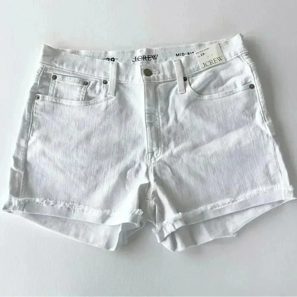 J Crew Denim Short in White Size 29 NWT - Picture 9 of 9
